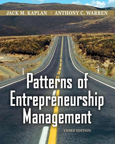 Stock image for Patterns of Entrepreneurship Management for sale by Better World Books