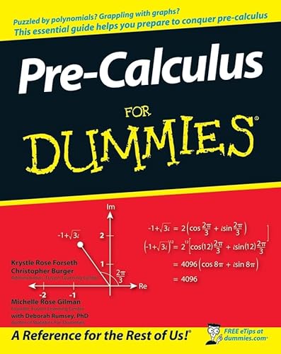 Imagen de archivo de Pre "Calculus For Dummies® a la venta por WorldofBooks