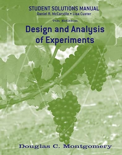 Stock image for Ssm Design and Analysis of Experiments 7E for sale by Wm Burgett Bks and Collectibles