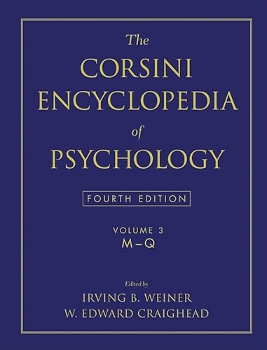 9780470170274: The Corsini Encyclopedia of Psychology, Volume 3: 03