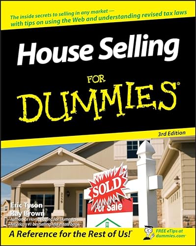 Imagen de archivo de House Selling For Dummies, 3rd edition a la venta por Reliant Bookstore