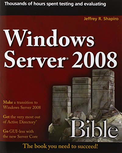 Windows Server 2008 Bible (9780470170694) by Shapiro, Jeffrey R.