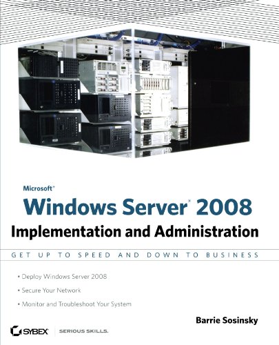 Beispielbild fr Microsoft Windows Server 2008 : Implementation and Administration zum Verkauf von Better World Books