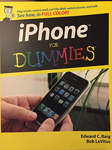 Beispielbild fr iPhone For Dummies zum Verkauf von Idaho Youth Ranch Books