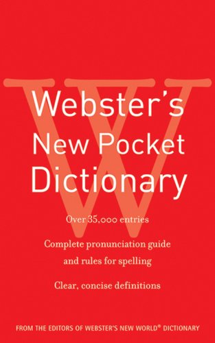 Imagen de archivo de Webster's New Pocket Dictionary a la venta por Wonder Book