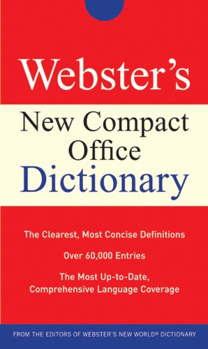 9780470177686: Webster's New Compact Office Dictionary (Custom)
