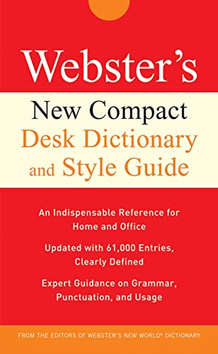 Stock image for Webster's New Compact Desk Dictionary and Style Guide (Custom) for sale by More Than Words