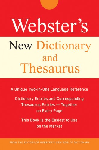 Imagen de archivo de Webster's New Dictionary and Thesaurus (Custom) a la venta por HPB-Ruby