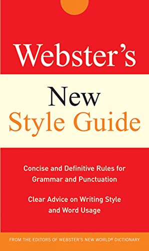 9780470177754: Webster's New Style Guide