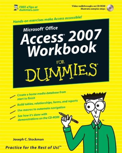 Stock image for Access 2007 Workbook for Dummies for sale by Better World Books