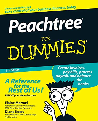 Beispielbild fr Peachtree for Dummies zum Verkauf von Better World Books