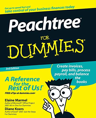 Imagen de archivo de Peachtree for Dummies a la venta por Better World Books