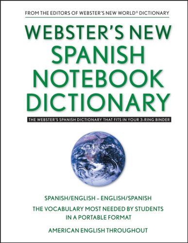 Beispielbild fr Webster's New Spanish Notebook Dictionary zum Verkauf von Better World Books