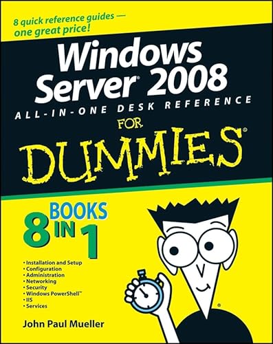 Imagen de archivo de Windows Server 2008 All-in-One Desk Reference for Dummies a la venta por Better World Books