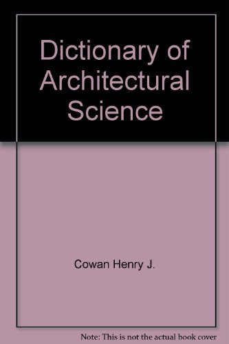 9780470180709: Title: Dictionary of architectural science