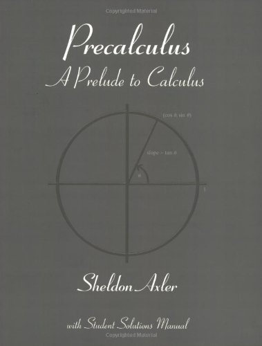 Beispielbild fr Precalculus: A Prelude to Calculus zum Verkauf von Zoom Books Company