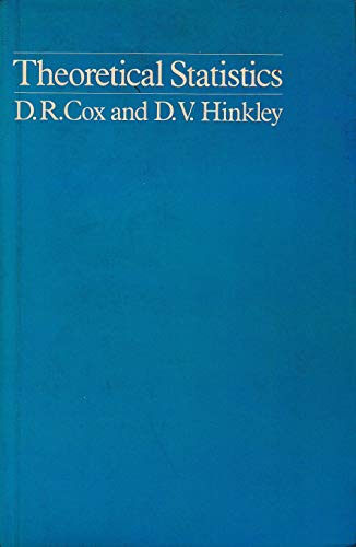 9780470181447: Theoretical Statistics by Hinkley D. V.; Cox D. R.