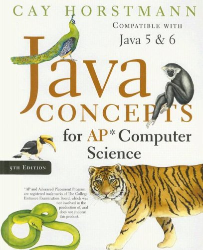 Stock image for Java Concepts for AP Computer Science for sale by Goodwill of Colorado