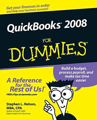 Imagen de archivo de QuickBooks 2008 For Dummies a la venta por SecondSale