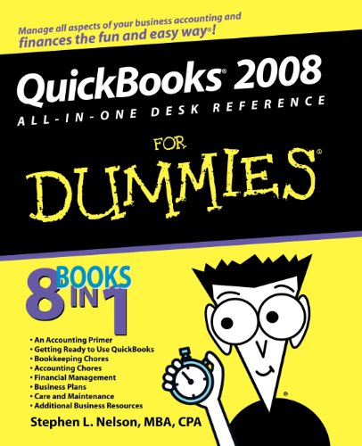 Beispielbild fr QuickBooks 2008 All-in-One Desk Reference for Dummies zum Verkauf von Better World Books