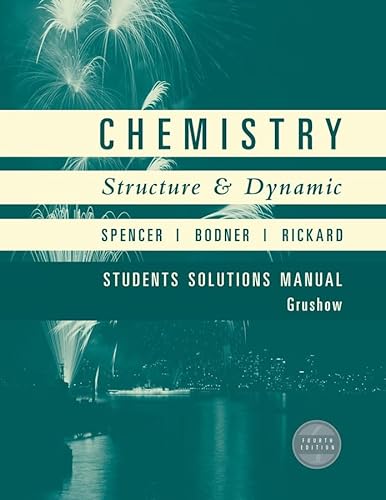 Beispielbild fr Chemistry, Student Solutions Manual: Structure and Dynamics zum Verkauf von SecondSale