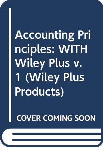9780470185971: WITH Wiley Plus (v. 1) (Wiley Plus Products)
