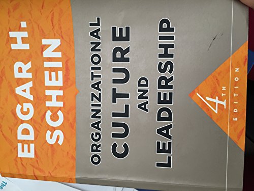 9780470190609: Organizational Culture and Leadership