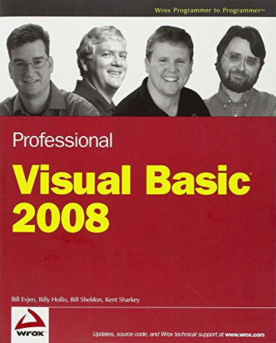 Beispielbild fr Professional Visual Basic 2008 zum Verkauf von WorldofBooks