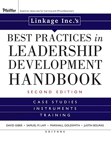 Imagen de archivo de Best Practices in Leadership Development Handbook Case Studies, Instruments, Training a la venta por TextbookRush
