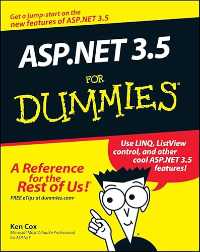 Imagen de archivo de ASP.NET 3.5 for Dummies a la venta por HPB Inc.