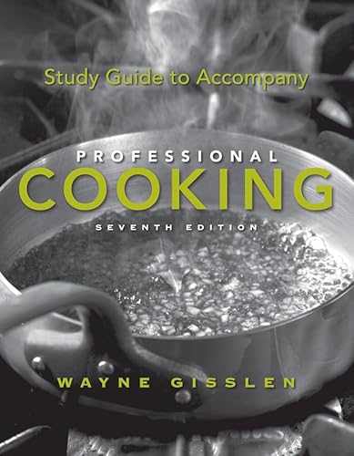 Beispielbild fr Study Guide to Accompany Professional Cooking zum Verkauf von ThriftBooks-Dallas