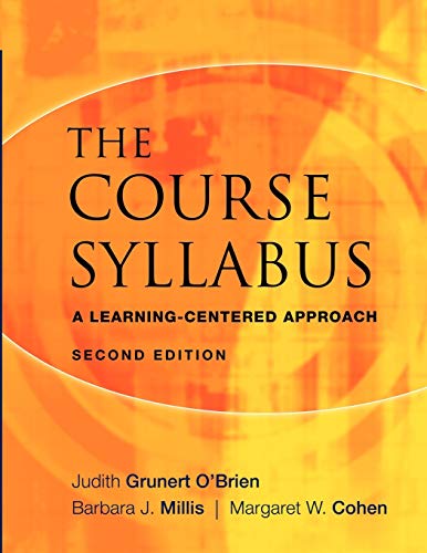9780470197615: The Course Syllabus, Second Edition: A Learning-Centered Approach: 123 (JB - Anker)