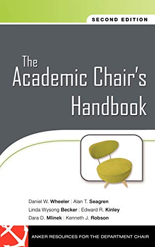 Beispielbild fr The Academic Chair's Handbook zum Verkauf von Better World Books