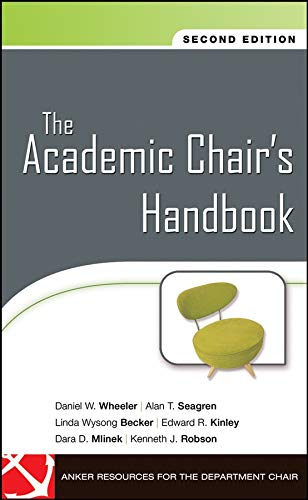 Stock image for The Academic Chair's Handbook for sale by SecondSale