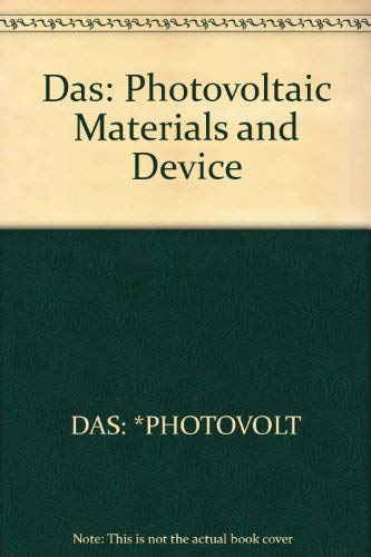 Stock image for Photovoltaic Materials and Devices for sale by Zubal-Books, Since 1961