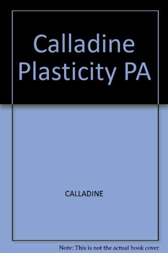9780470202357: Calladine Plasticity PA