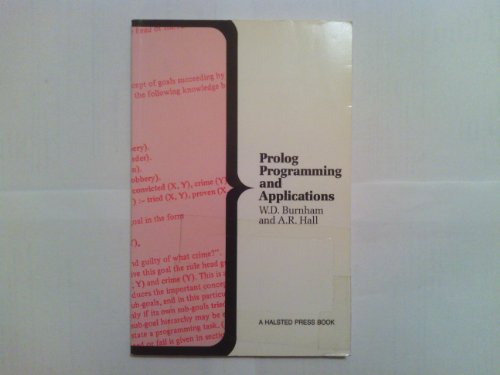 9780470202630: PROLOG Programming and Applications