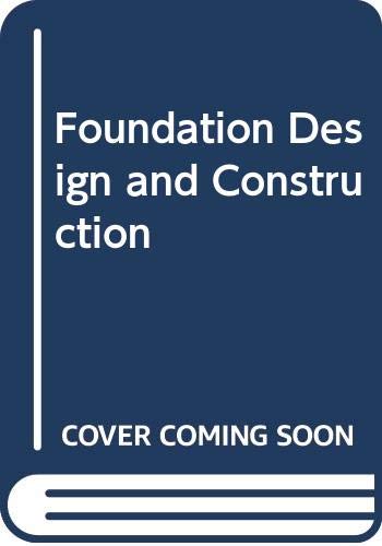 9780470207130: Foundation Design and Construction