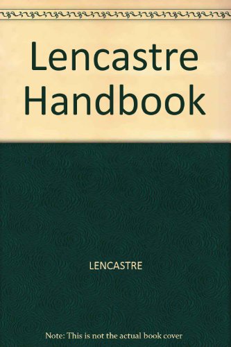 9780470208281: Lencastre Handbook