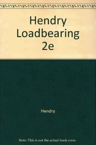 Stock image for Load Bearing Brickwork Design (Open University Press Robotics Series) for sale by Kisselburg Military Books