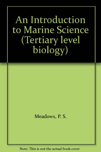 9780470209523: An Introduction to Marine Science (Tertiary Level Biology)
