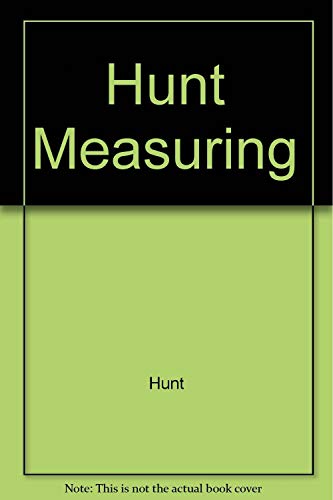 Hunt Measuring (9780470209868) by R.W. Hunt