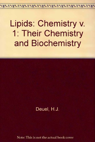 9780470209882: Chemistry (v. 1) (Lipids: Their Chemistry and Biochemistry)