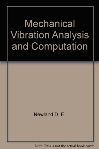 9780470213889: Mechanical Vibration Analysis and Computation