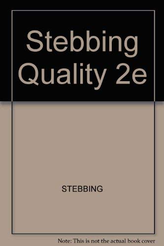9780470214053: Stebbing Quality 2e