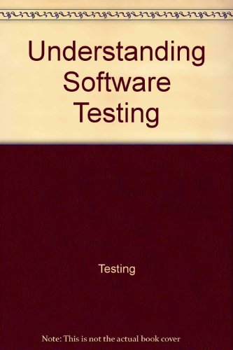 9780470214626: Title: Understanding software testing Ellis Horwood serie