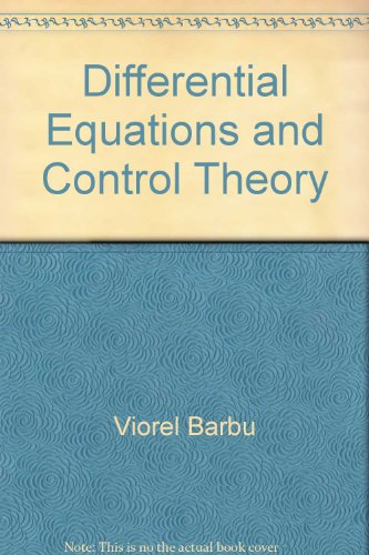 9780470217351: Differential Equations and Control Theory