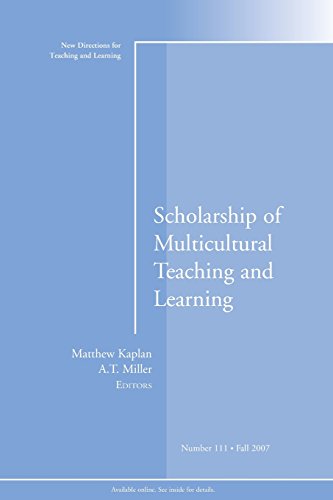 Stock image for Scholarship of Multicultural Teaching and Learning for sale by Better World Books