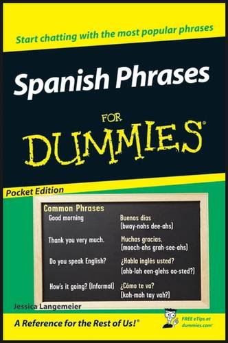 Imagen de archivo de Spanish Phrases for Dummies a la venta por Wonder Book