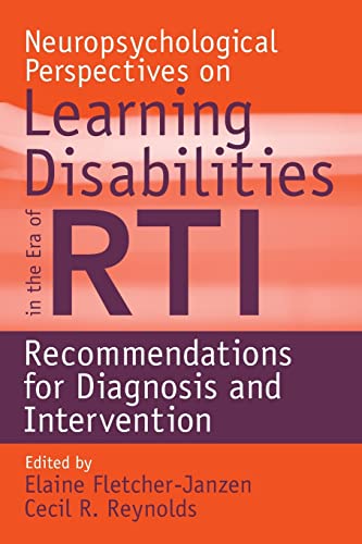 9780470225271: Neuropsychological Perspectives on Learning Disabilities in the Era of RTI: Recommendations for Diagnosis and Intervention